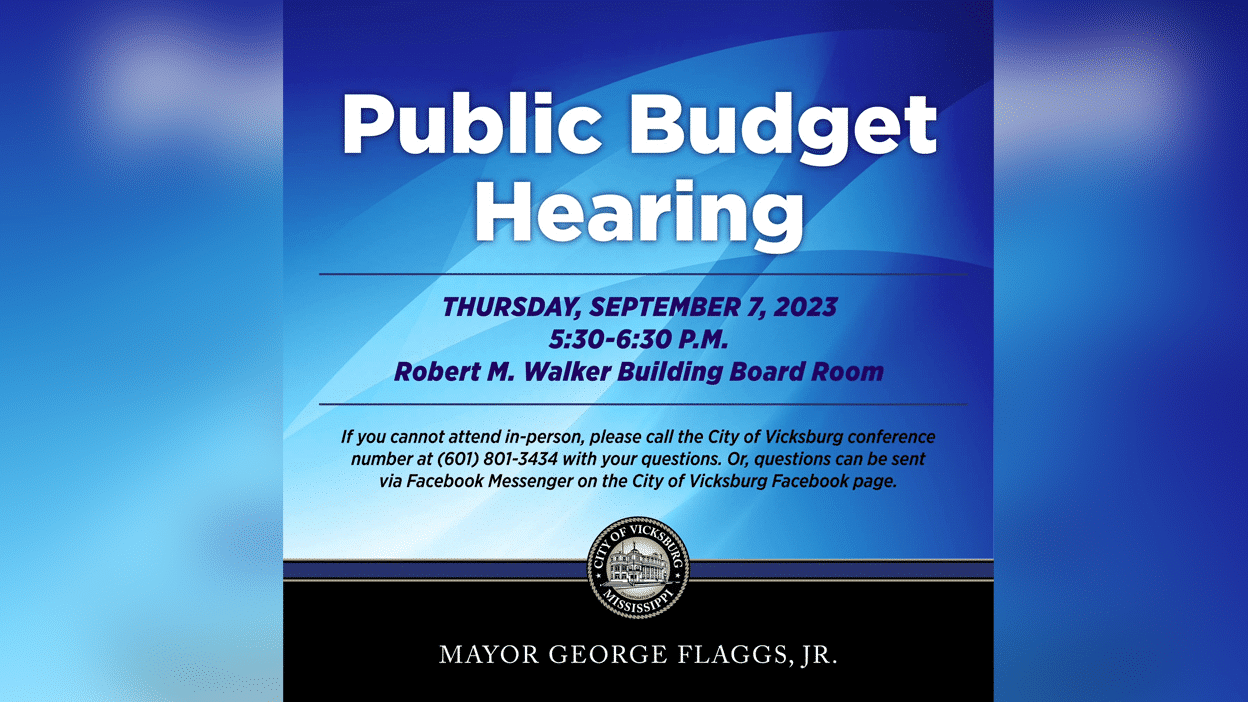 vicksburg budget hearing