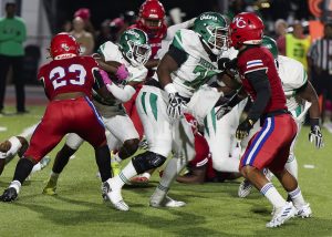 DeCorey Knight Jr carrying the ball