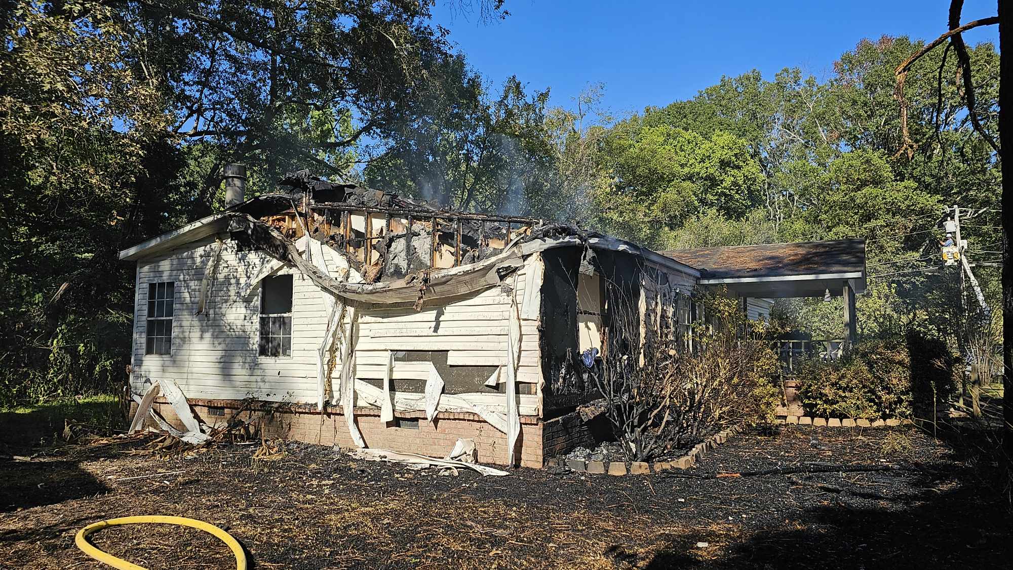 Greyline Drive home fire