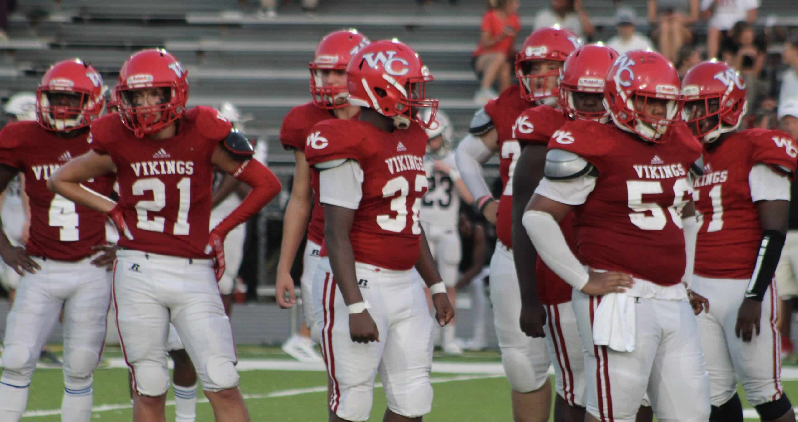 WC ninth grade football players