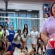 Coach Fisackerly and WC volleyball team