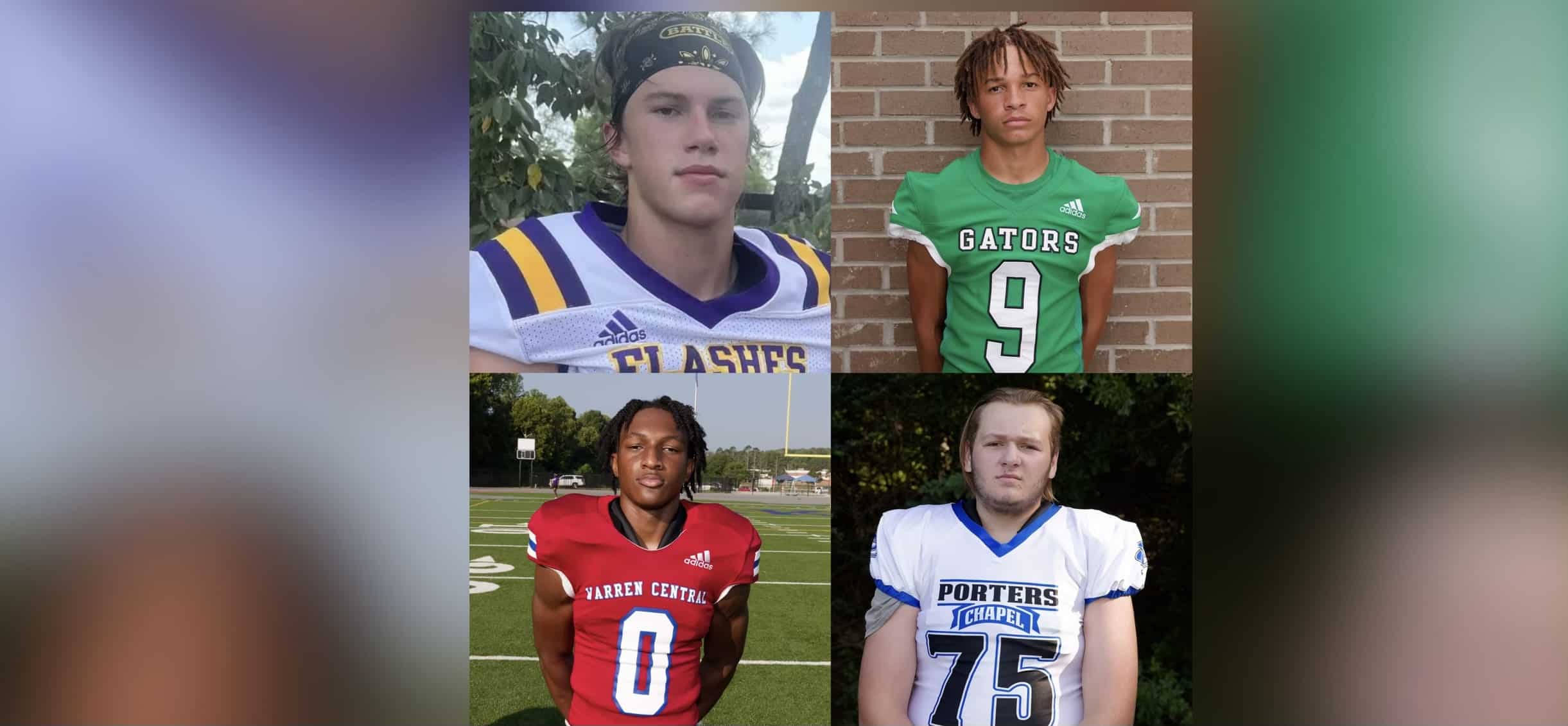 Warren County football players