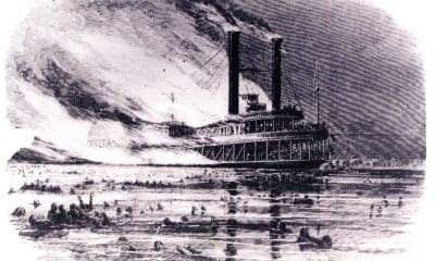 Sultana Fire Illustration (Old Court House Museum)