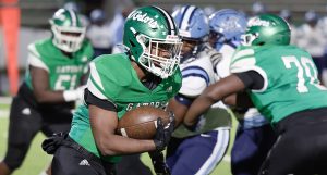 Malik Montgomery running the ball
