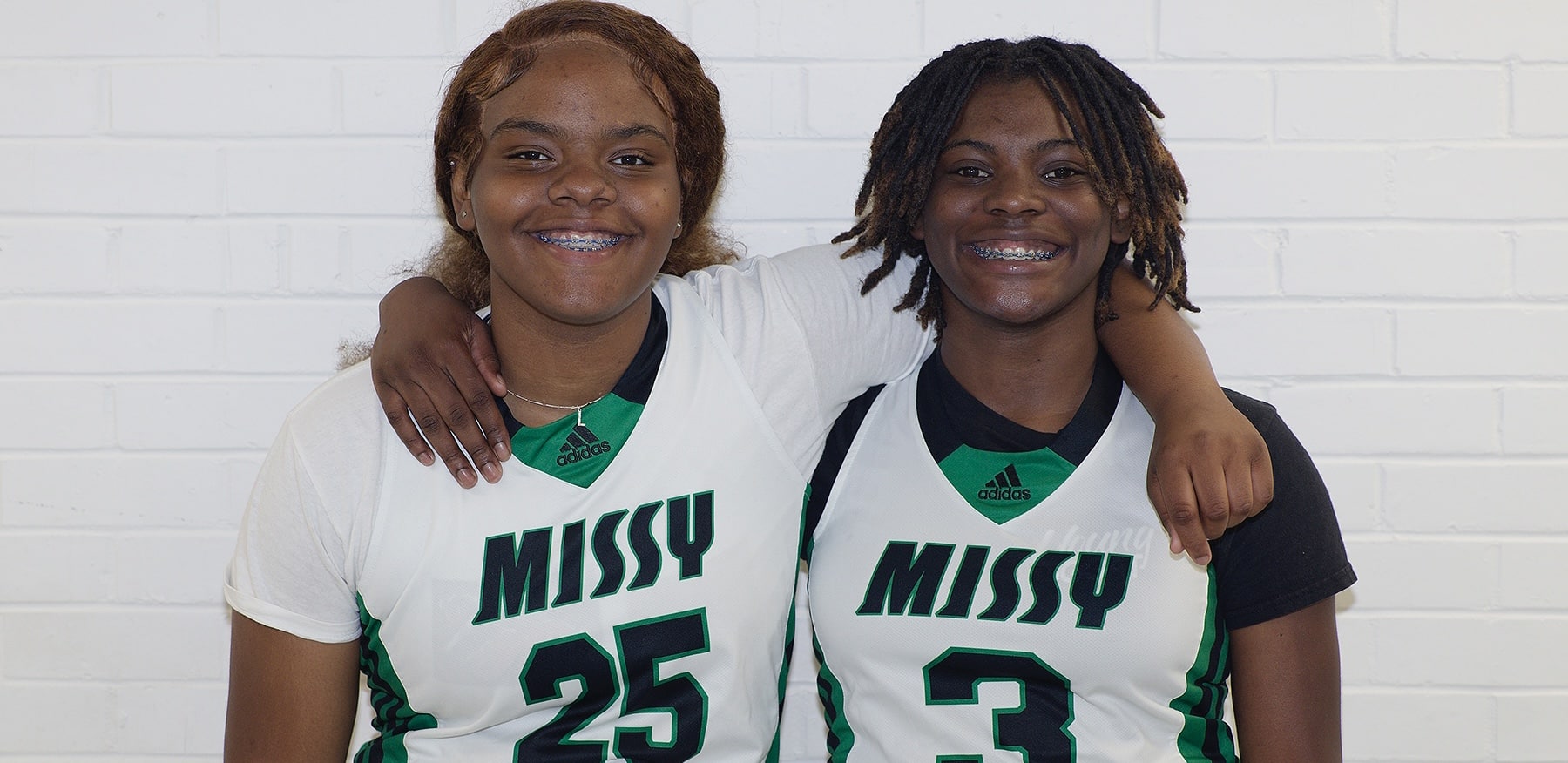 L-R Cynia Johnson and Kierra James