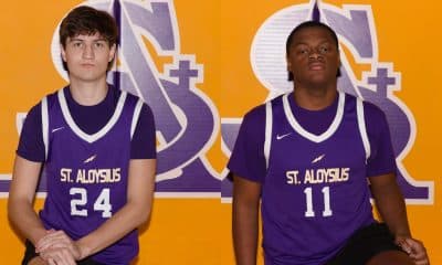 L-R Carter Henderson and Anthony McCloud