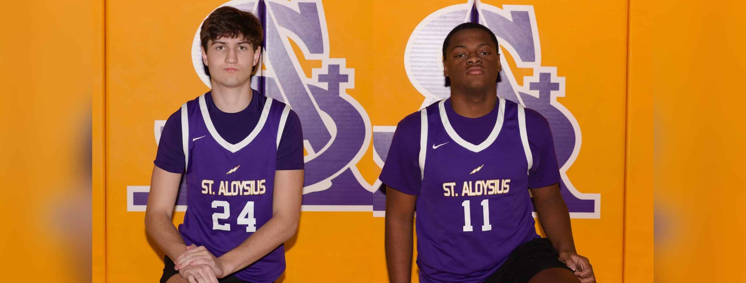 L-R Carter Henderson and Anthony McCloud