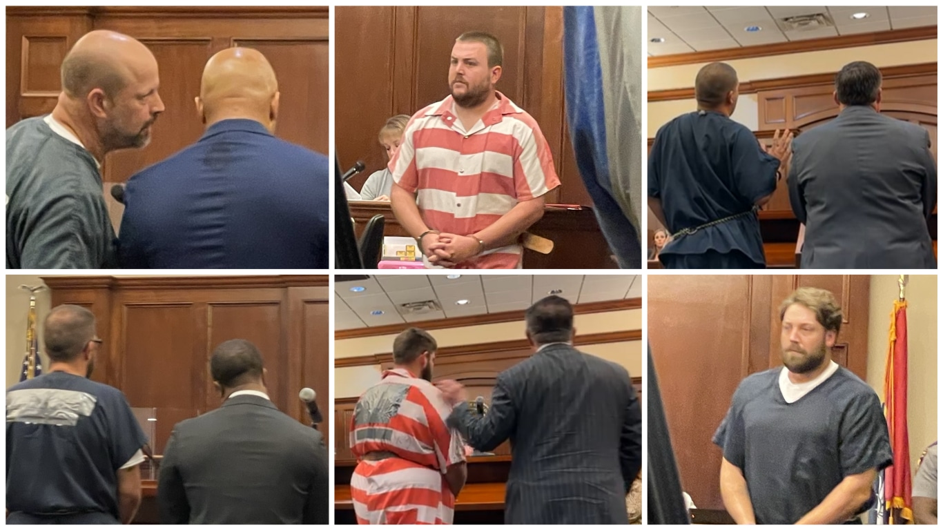 The Rankin County "Goon Squad" in court.