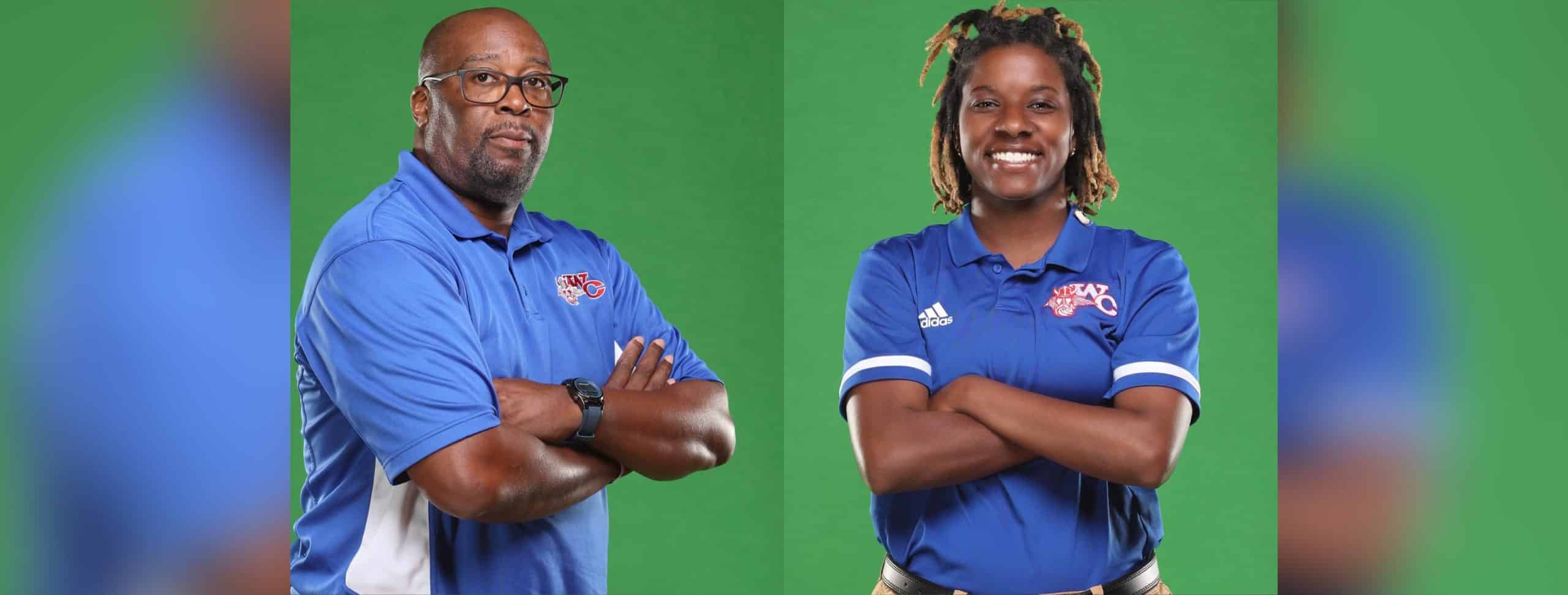 L-R WC Head Coaches Keith Williams and Pooh Robinson