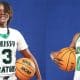 L-R Kierra James and Davian Williams