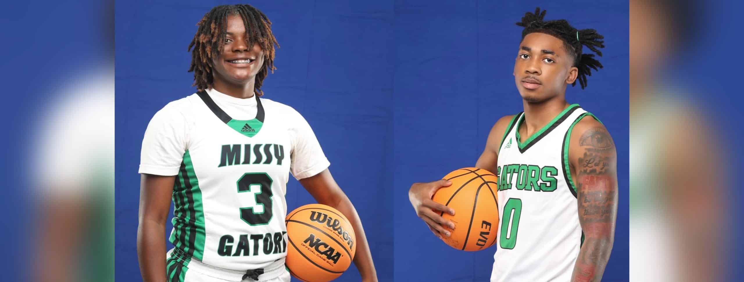 L-R Kierra James and Davian Williams