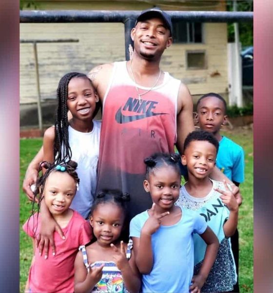 Eric Phillips with his family