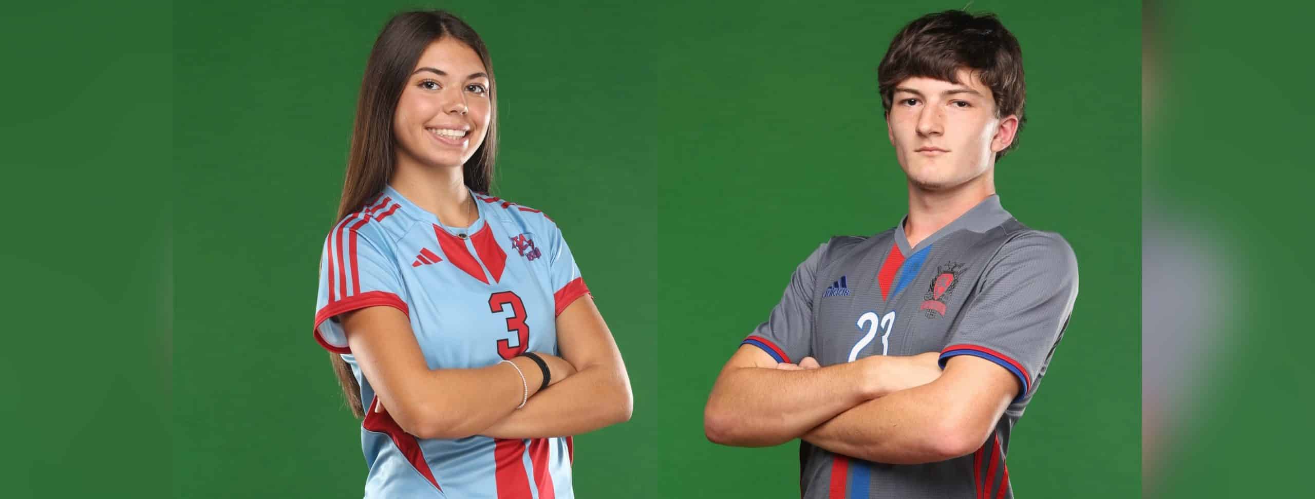 L-R Jordan Polk and Tyler Godshaw