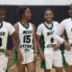 L-R Kierra James, Clajessa Albert, Rodrianna Hall and Cynia Johnson