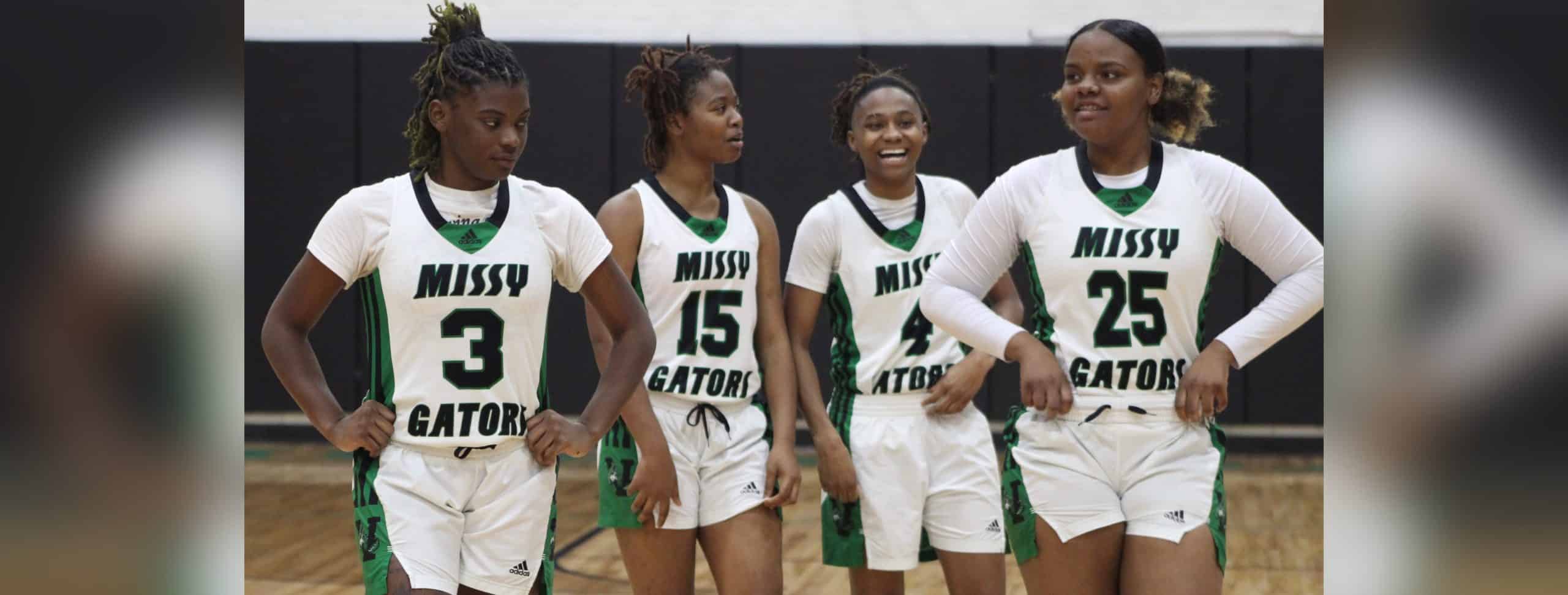 L-R Kierra James, Clajessa Albert, Rodrianna Hall and Cynia Johnson
