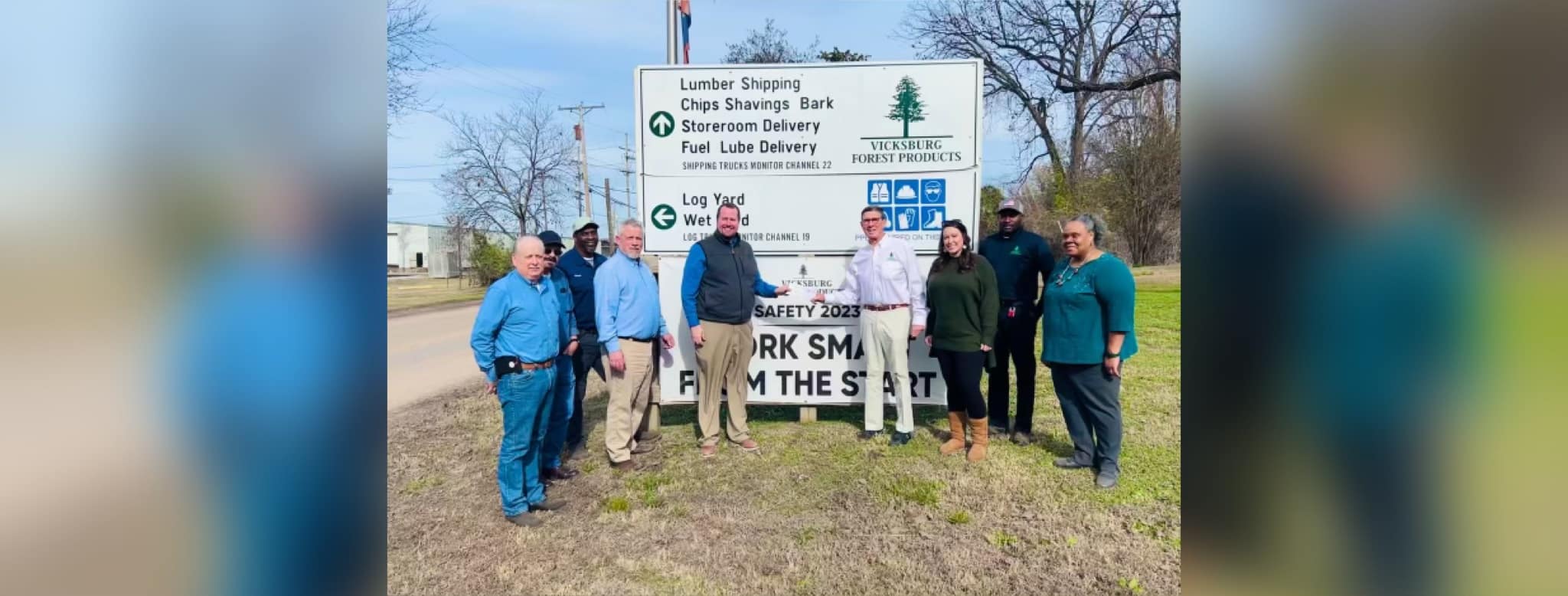 Pictured from left to right… Larry Barrett, Ricky Wages, Mike Williams, Steve Kitchens, Daniel Wilson, Billy VanDevender, Melissa Reeves, Kevin McPhearson, & Bernadette Sanders.