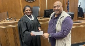 Judges Toni Terrett and James Jefferson
