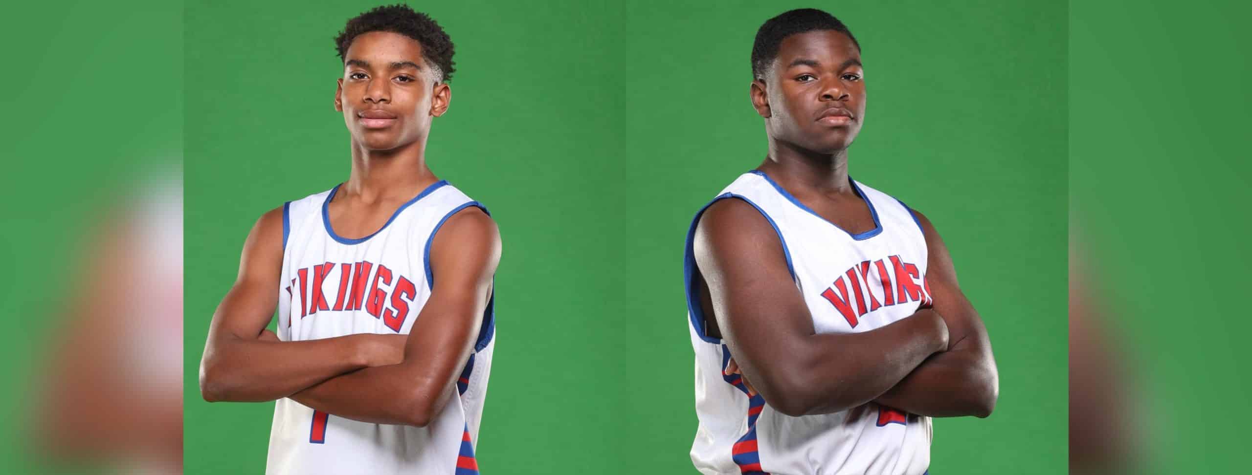 L-R Davon O’Neal and Micah Moore