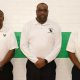 L-R Assistant Coach Lee Bell, Head Coach Kelvin Carter and Assistant Coach Julius Williams