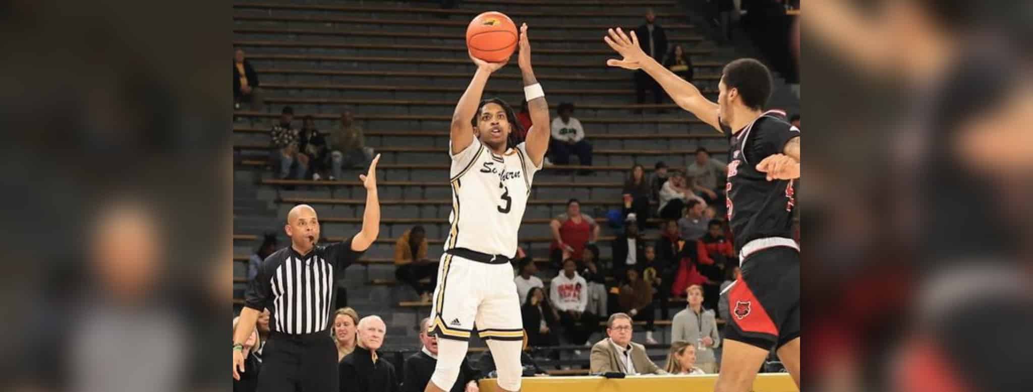 USM basketball player shooting