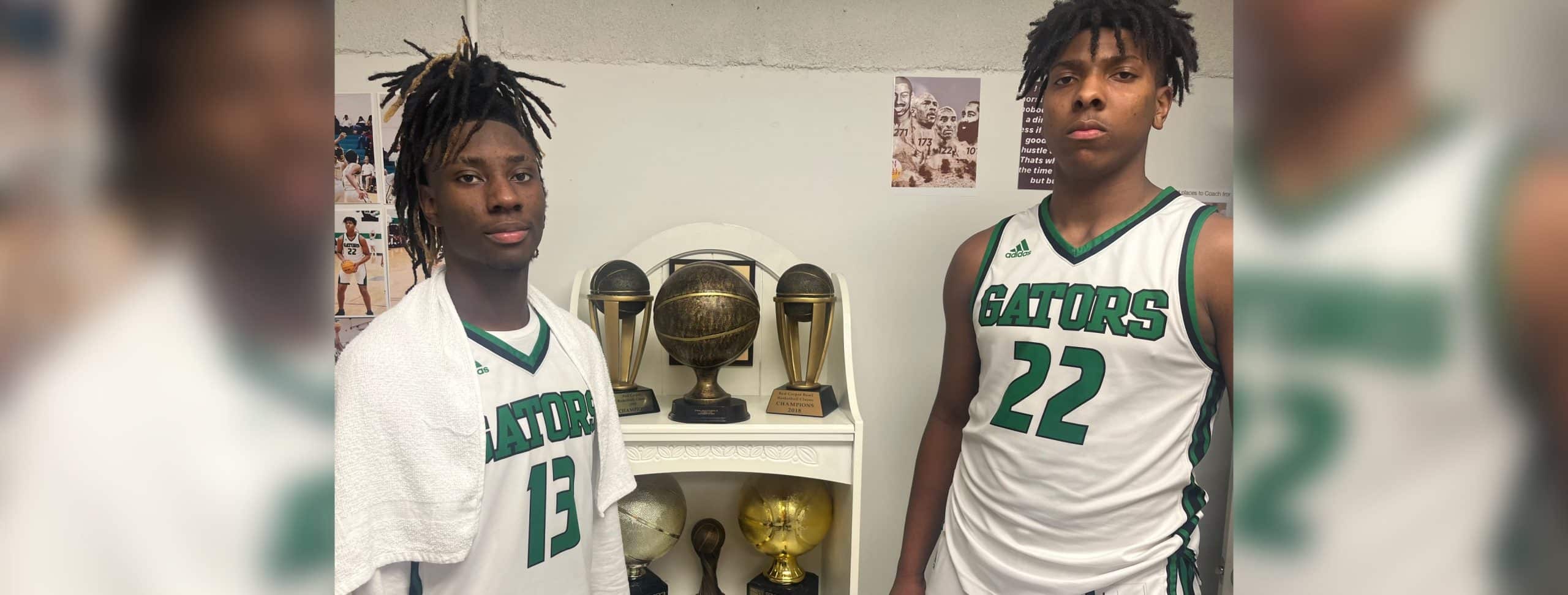 L-R Tyler Henderson and Kam Bailey