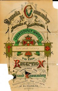 Invitation masonic lodge