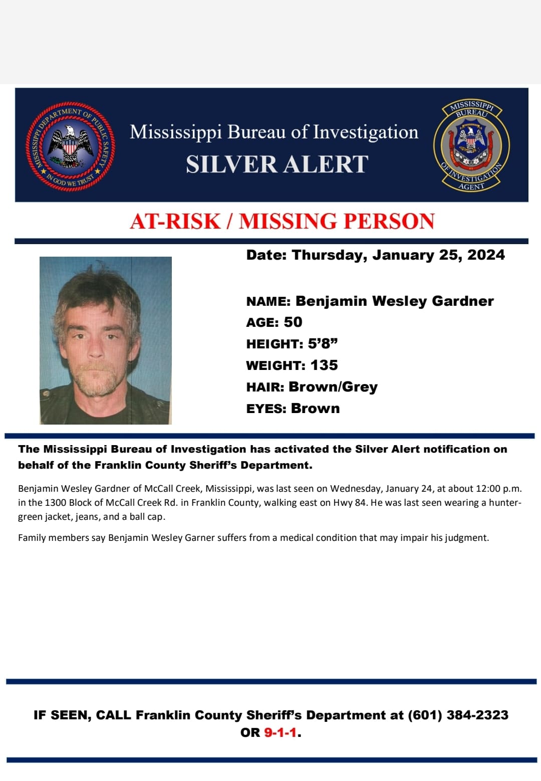 Gardner silver alert