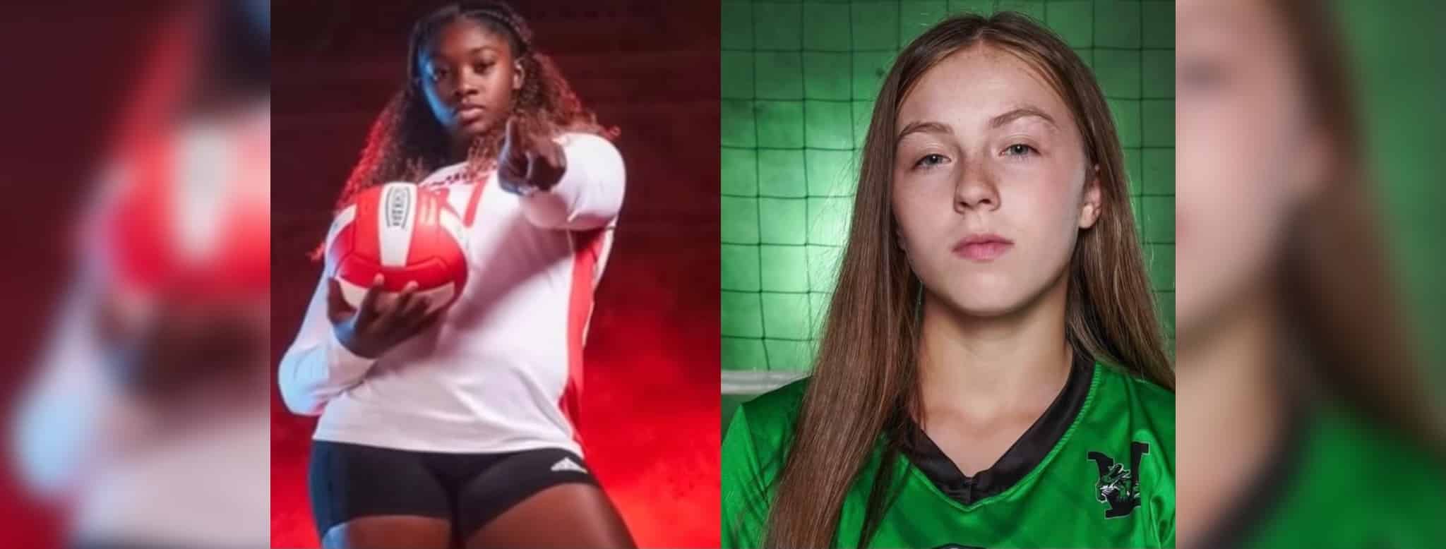 Calise Henyard and Kennedy Mullins