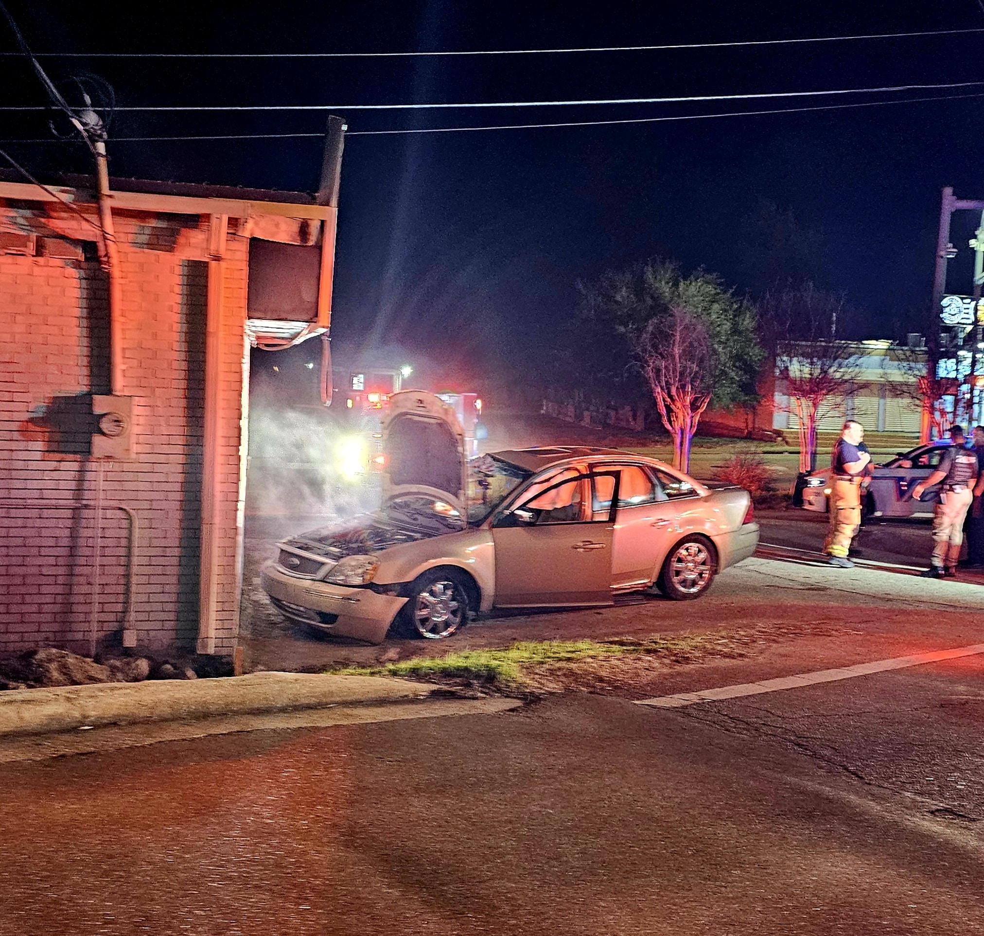 Vehicle vs building