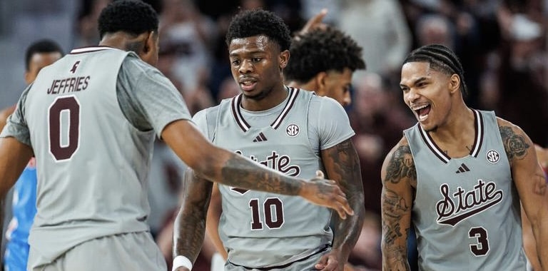 MSU basketball players