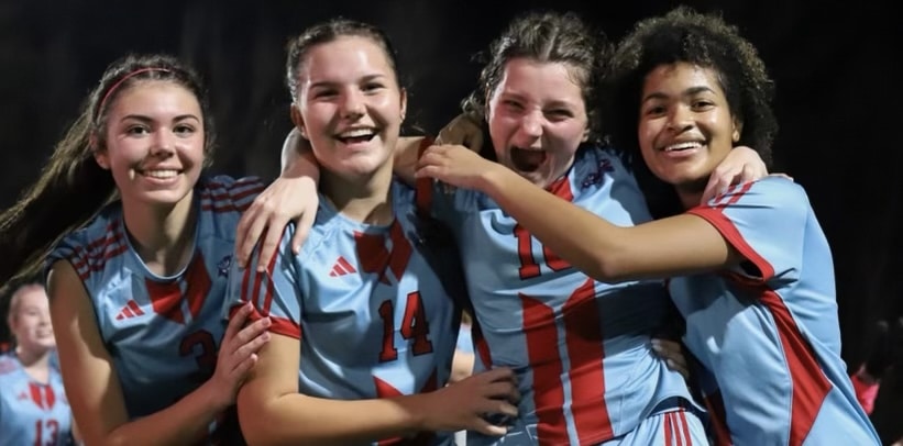 L-R Jordan Polk, Addison Keller, Gloria Hall and Brooke Steed
