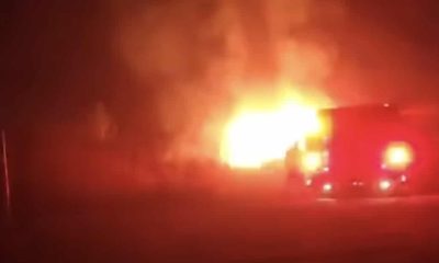 Mobile home fire
