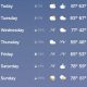 temperatures