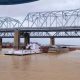 barge hits bridge
