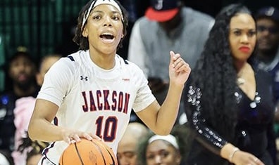 JSU basketball player