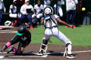 VHS softball player