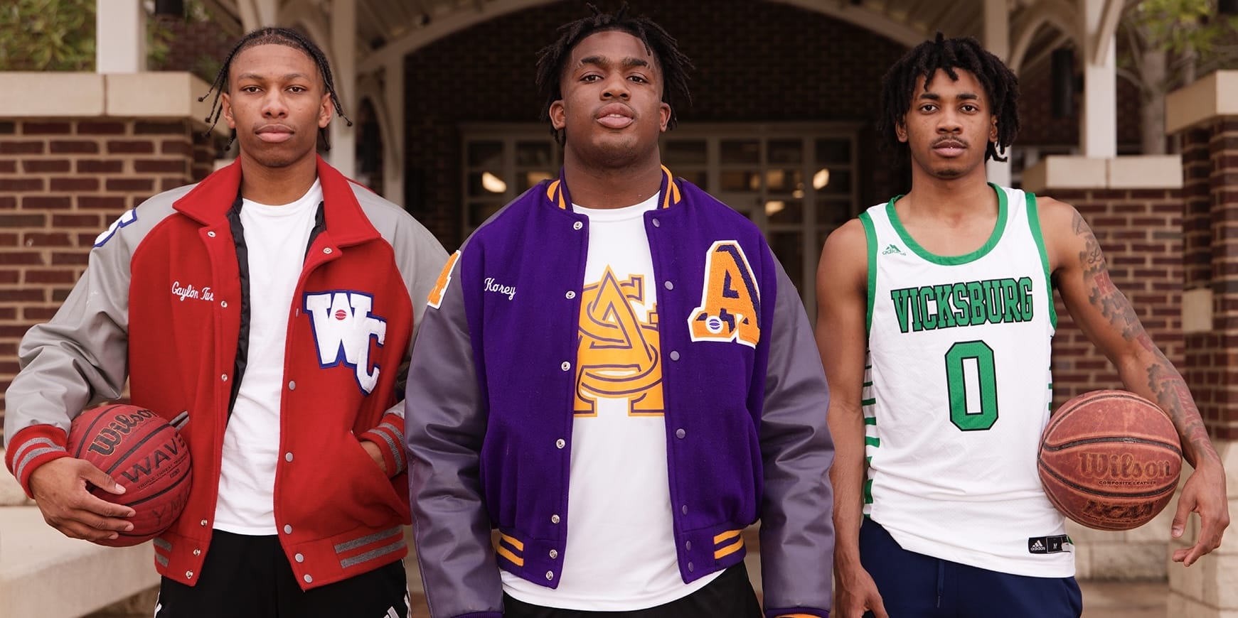 L-R Gaylon Turner Jr., Korey Sims and Davian Williams