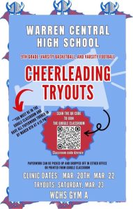 WC cheer flyer
