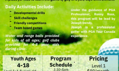 Junior Golf Clinics Starting This Week At Clear Creek Golf Course