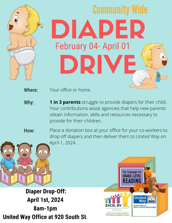 Community Wide Diaper Drive Happening Through April 1