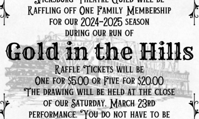 Vicksburg Theater Guild To Raffle Off One Family Membership