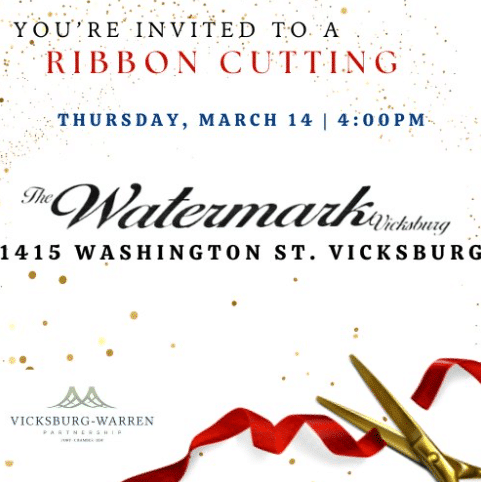 Ribbon Cutting Ceremony For “The Watermark Vicksburg” Venue