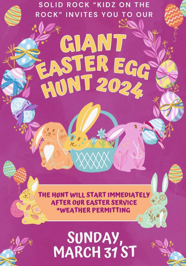 Solid Rock Church Easter Egg Hunt
