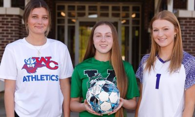 Gloria Hall, Kennedy Mullins and Grace Windham