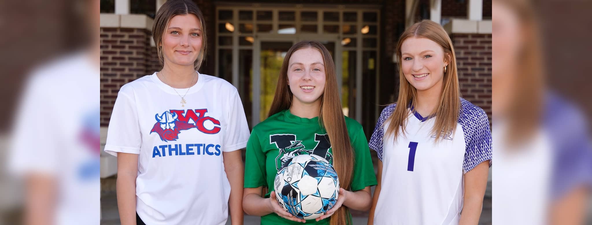 Gloria Hall, Kennedy Mullins and Grace Windham