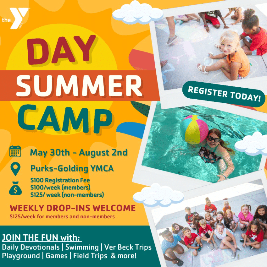 Source: Vicksburg YMCA; Summer day camp registration now open