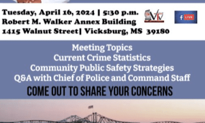 Vicksburg Police Department holding town hall meeting